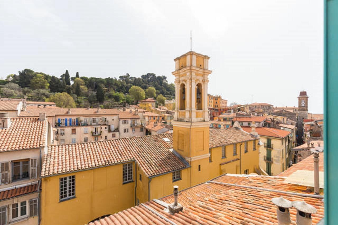La Croix - F3, Terrasse Vue Panoramique, Vieux-Nice Old Town And Terrace Dış mekan fotoğraf