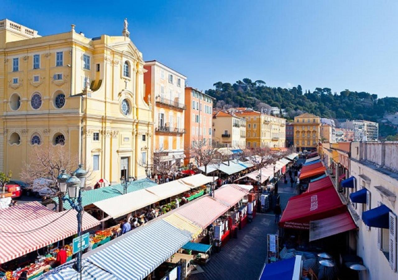 La Croix - F3, Terrasse Vue Panoramique, Vieux-Nice Old Town And Terrace Dış mekan fotoğraf